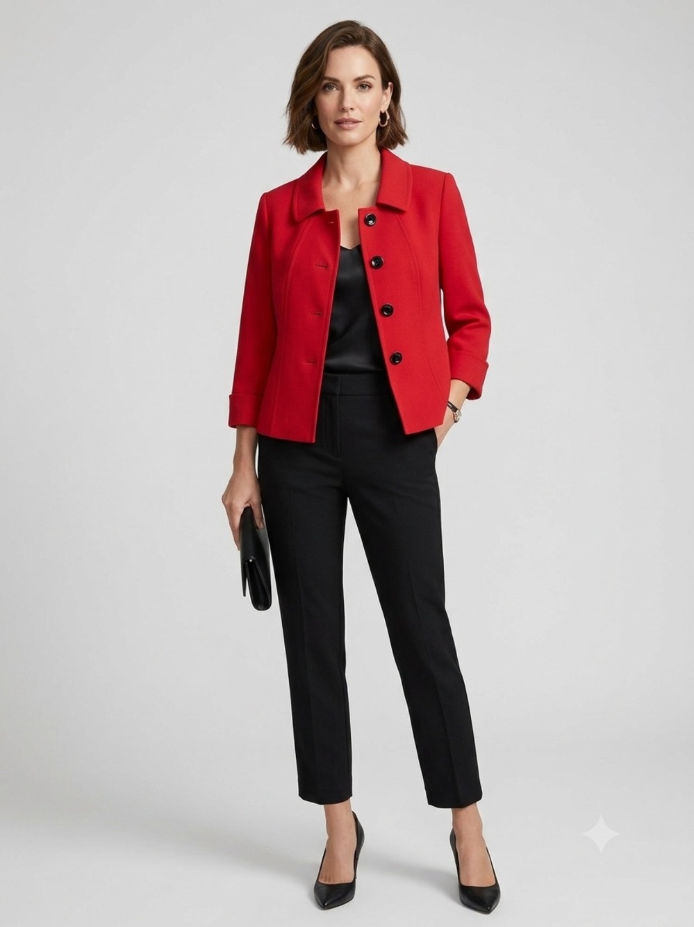 Tahari Arthur S. Levine Red Blazer